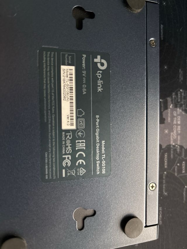 Switch TP-Link 8 Portas Gigabit TL-SG108