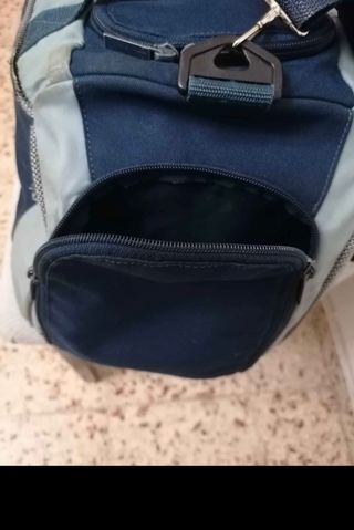 Maletín Adidas Vintage 90s Azul/Gris