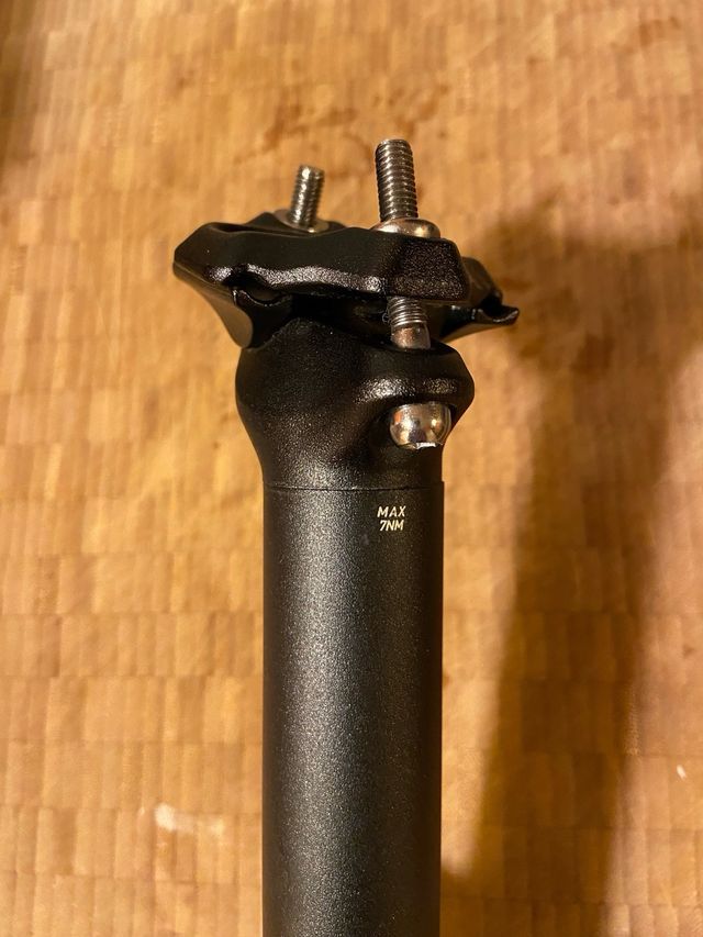 Tija sillín Cube aluminio 31,6mm 400mm