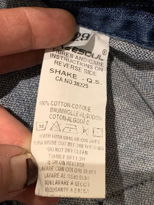 Pantalón vaquero FREESOUL tiro corto