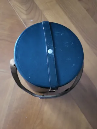 Custodia vintage in pelle per obiettivi Zeiss