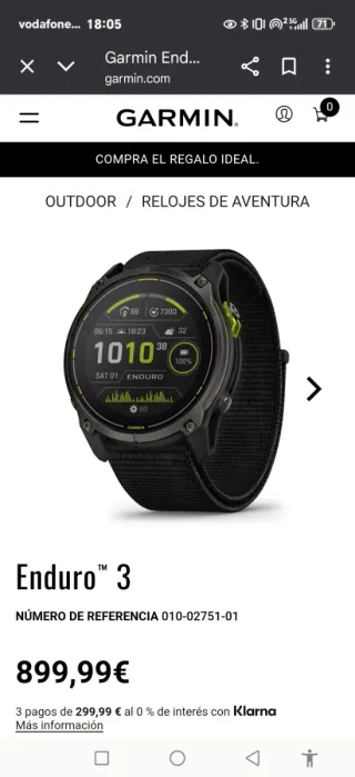 Garmin Enduro 3 Multisport GPS Watch