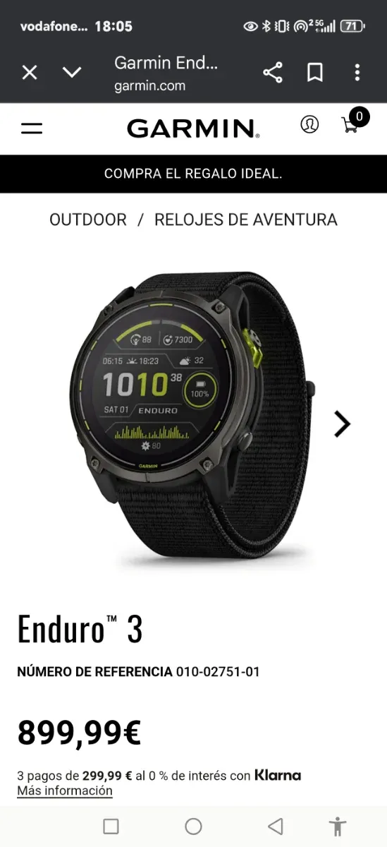 Garmin Enduro 3 Multisport GPS Watch