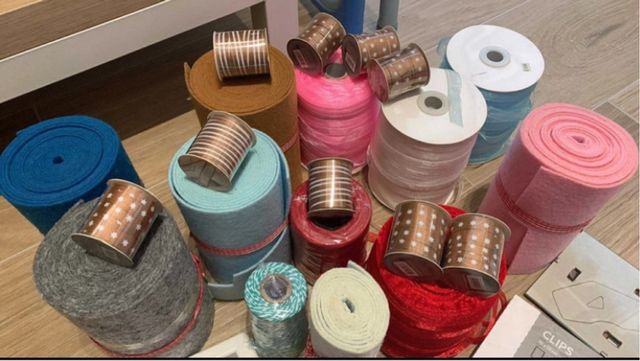 Nastri e feltro per crafting