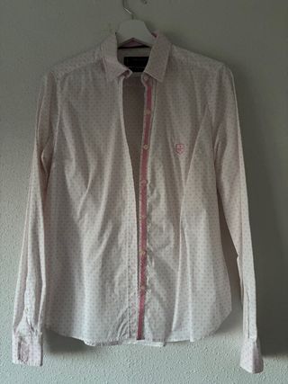 Camisa Valecuatro chica rosa y blanca
