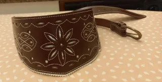 Cinturón Romería Cuero Marrón