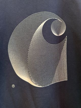 CARHARTT Sudadera azul algodón talla S