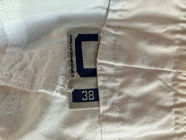 Pantalón cargo blanco sport