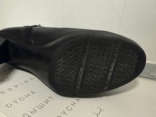 Geox Stivaletti Neri Pelle Tacco Alto