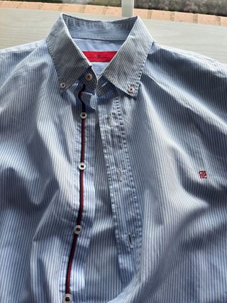 Camisa Carolina Herrera Rayas Talla XL