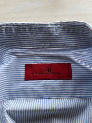 Camisa Carolina Herrera Rayas Talla XL