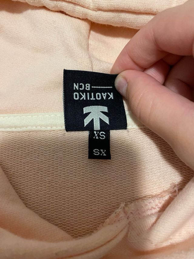 Sudadera Kaotiko Rosa Talla XS