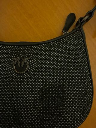 Borsa Pinko nera con brillantini !