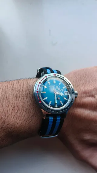 Reloj Vostok Amphibia Azul