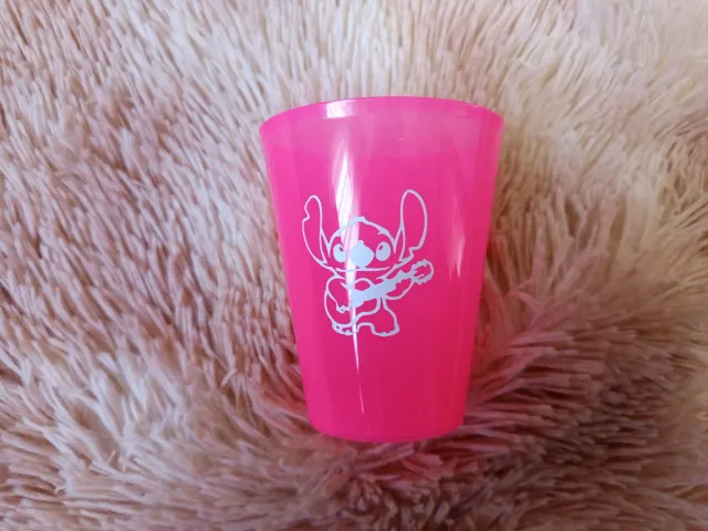 Comunión, regalos niños,vaso Lilo & Stitch Rosa