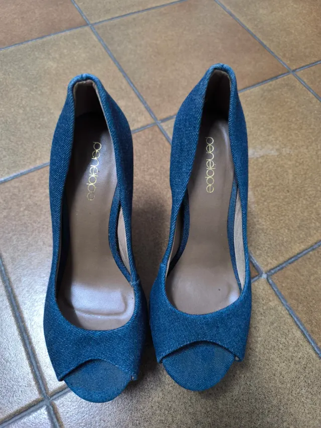 Zapatos de tacón Penelope azules