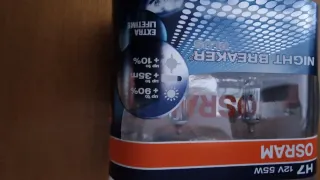 Juego 2 Bombillas Osram H7 12V 55W