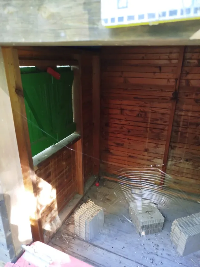 Caseta de madera para niños Casa infantil