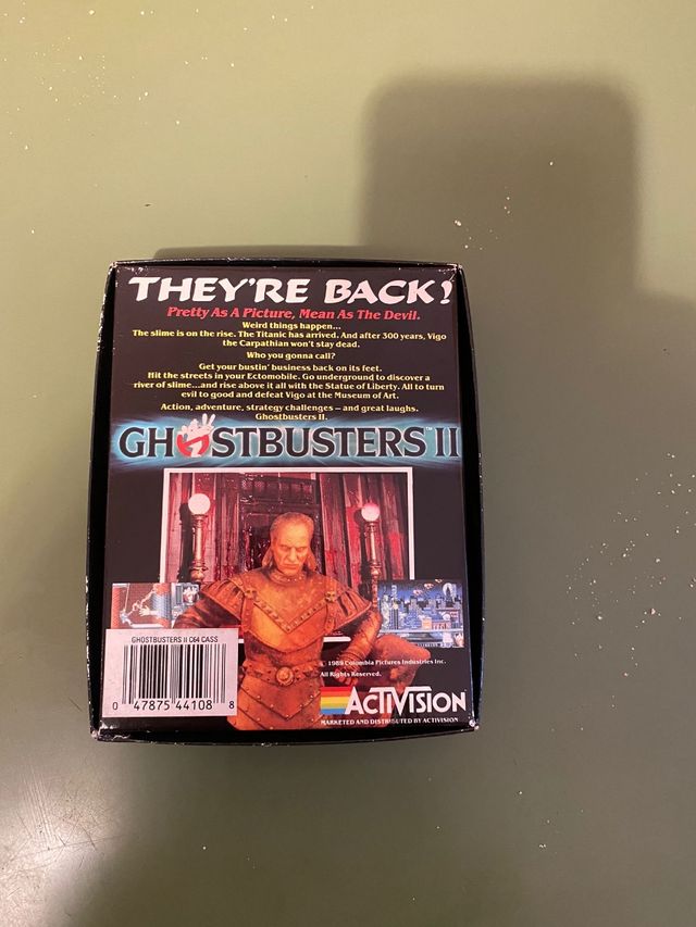 Ghostbusters II Cassetta C64 Activision