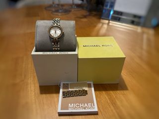 Reloj Michael Kors Plata y Oro Rosa
