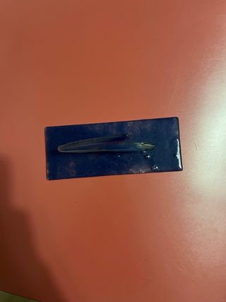 Soprammobile in vetro a forma di barca