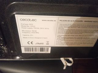 Microondas Cecotec ProClean 3010
