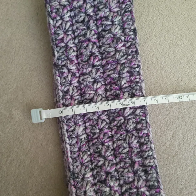 Cerchietto multicolore in lana intrecciata a mano