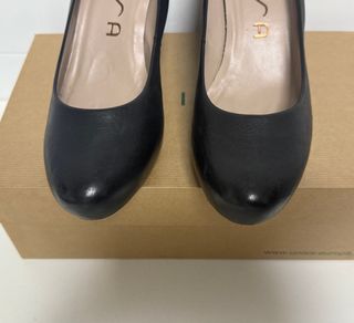 Scarpe Unisa Pelle Nera Tacco Alto