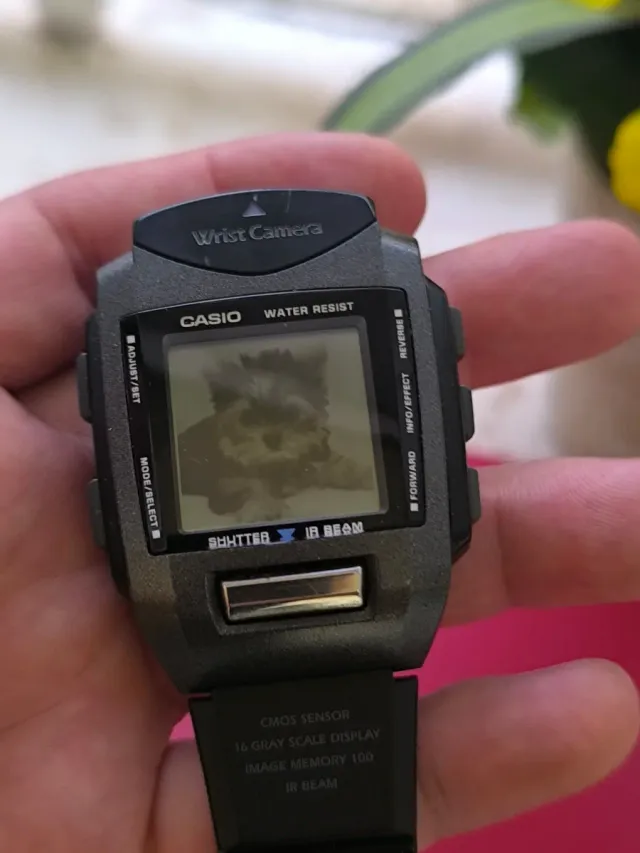 Casio WQV-1 Wrist Cam–Reloj Vintage con Cámara rar