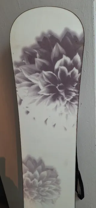 Tabla de Snowboard con Fijaciones