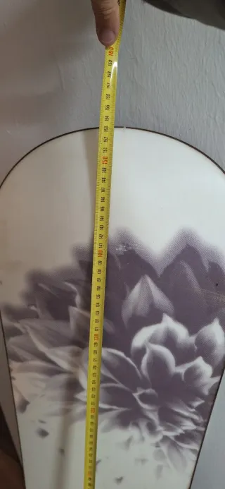 Tabla de Snowboard con Fijaciones