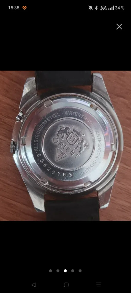 Reloj Orient 3 Estrellas Automático Oro/Plata