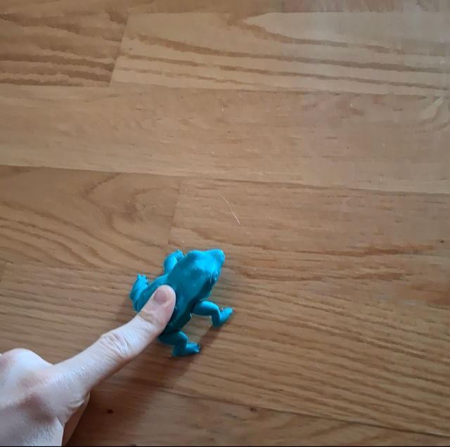 Ranocchietta saltante giocattolo