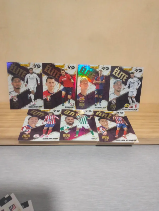 10 Cromos Fútbol Élite Panini