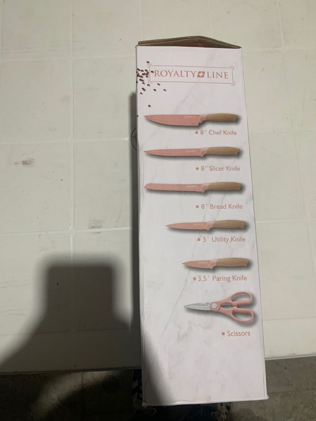 Set Coltelli da Cucina Royalty Line Rosa