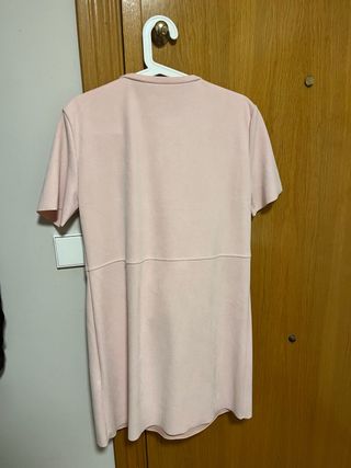 Vestido corto ZARA rosa