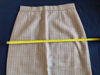 Gonna vintage in lana , manifattura sartoriale.