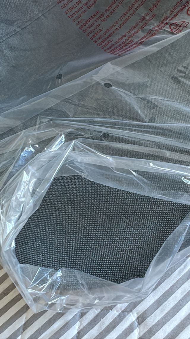 4 Silla de salón azul/gris NUEVAS SIN ABRIR