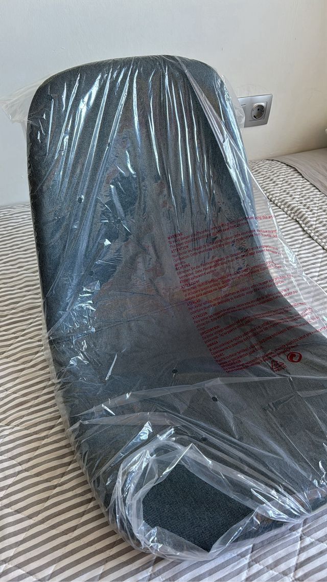 4 Silla de salón azul/gris NUEVAS SIN ABRIR