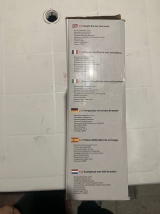 Piastra elettrica German Line GL-1015A