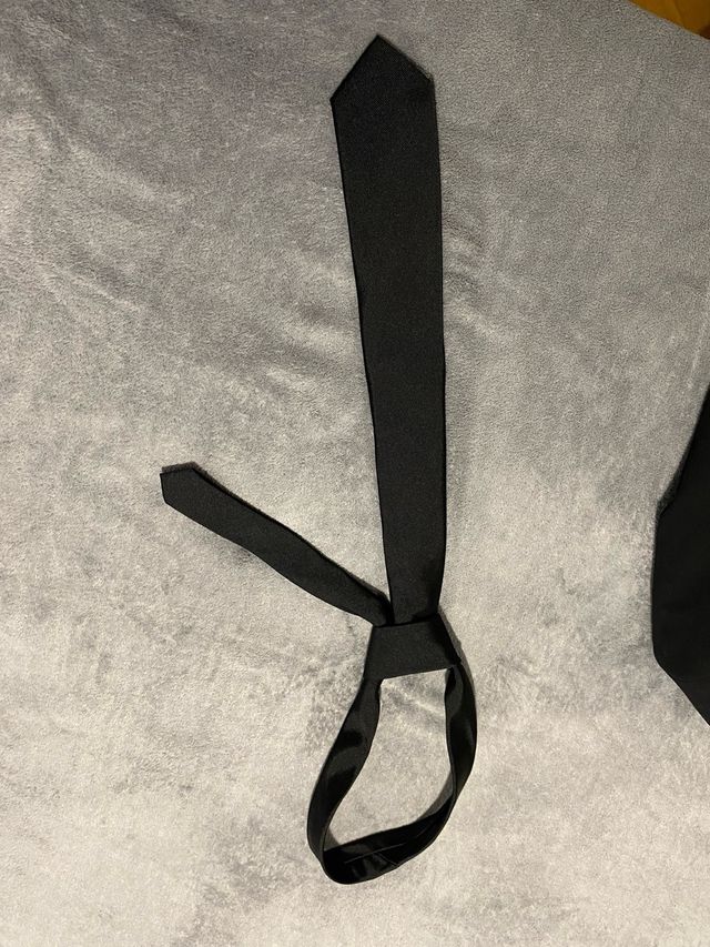 Nuovo completo da uomo Zara nero S + cravatta