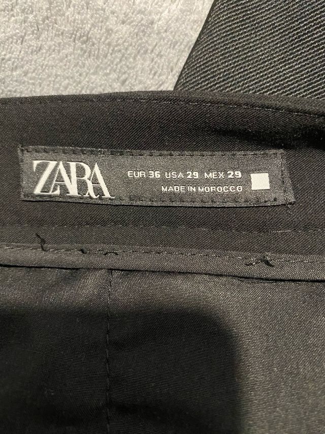 Nuovo completo da uomo Zara nero S + cravatta