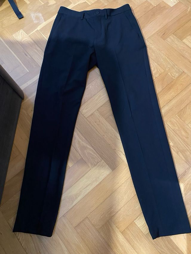 Nuovo completo da uomo Zara nero S + cravatta