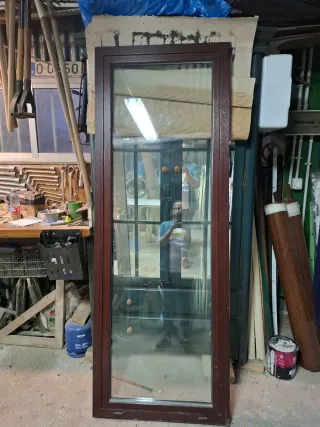 Puerta Aluminio Bicolor Serie 3000