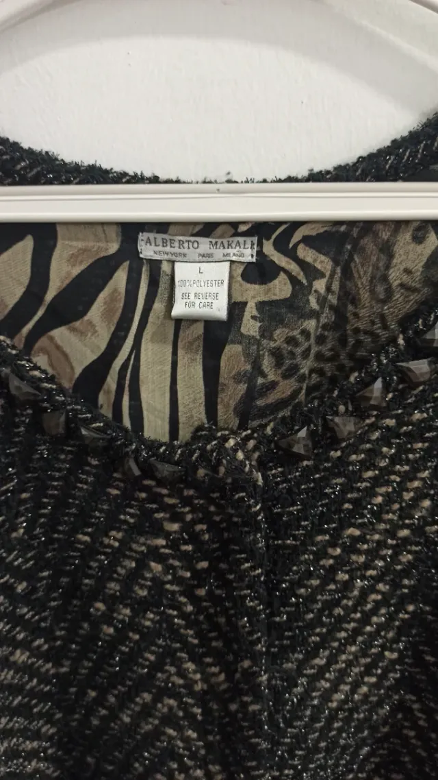 Chaqueta fiesta sin mangas