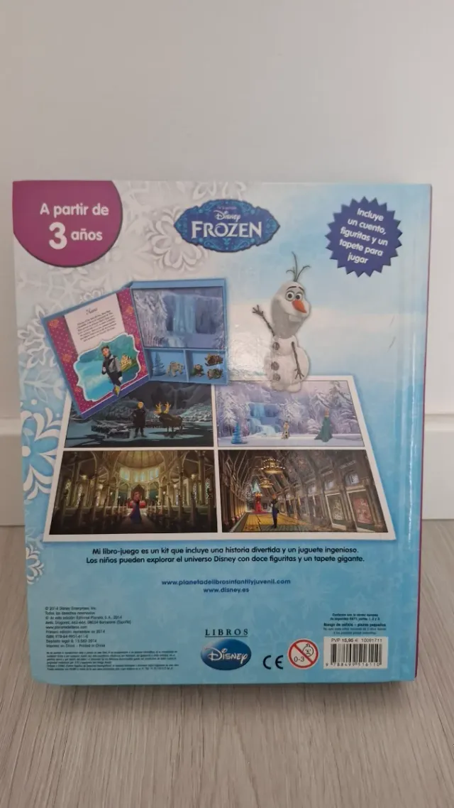 Libro Juego Frozen de Disney