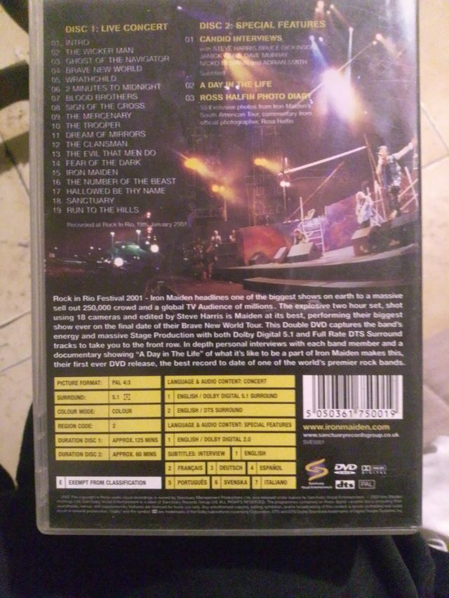 Iron Maiden Rock in Rio DVD