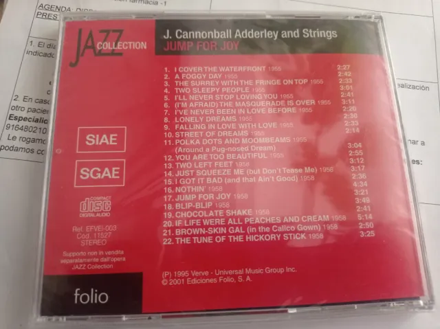 CD Jazz Collection Cannonball Adderley & Strings