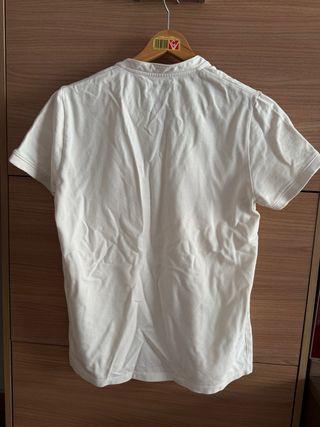 Camiseta Henley Blanca Talla M