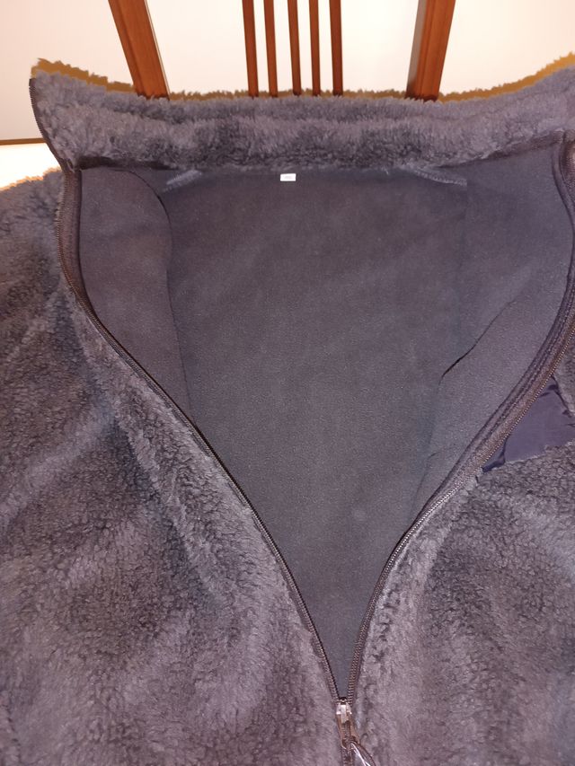 Jaqueta de lã masculina com forro de carneiro XXL